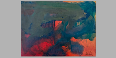 Reuben Hale abstract expressionist painting